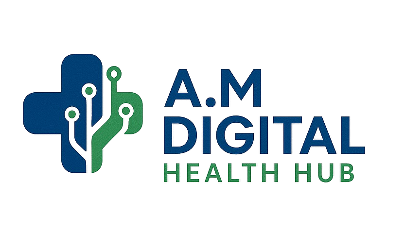 A.M DIGITAL HEALTH HUB Logo